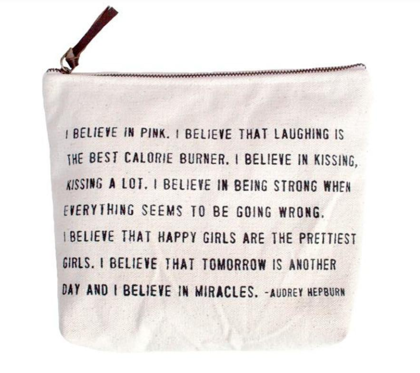 I Believe In Pink Canvas Bag