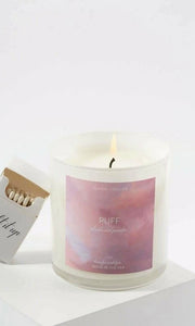 Puff Candle With Clouds and Powder