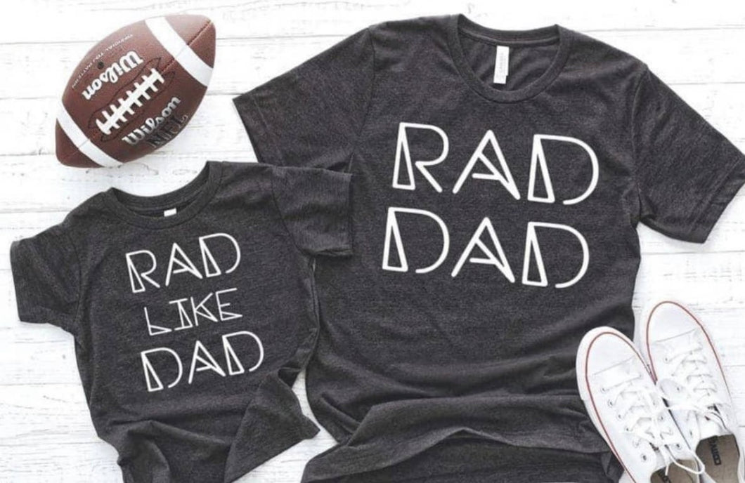 Rad Like Dad Kids Tee