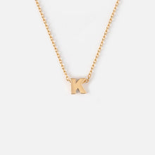 Load image into Gallery viewer, Gold Plated Initial Necklace