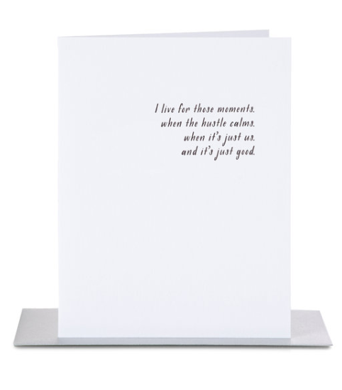 Live For The Moments Card