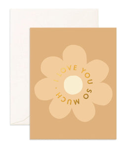 Love You Flower Card