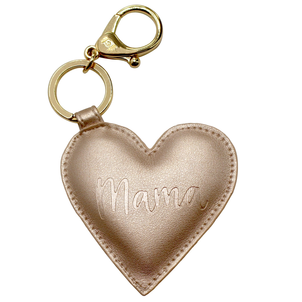 Mama Hearts Keychain