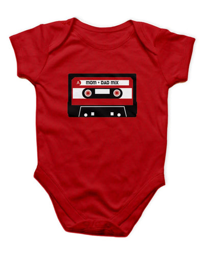 Mix Tape Baby Onesie