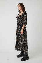 Load image into Gallery viewer, Black Combo Oasis Printed Midi