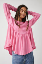 Load image into Gallery viewer, Pink Carnation Oh My Babydoll Top