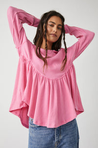 Pink Carnation Oh My Babydoll Top