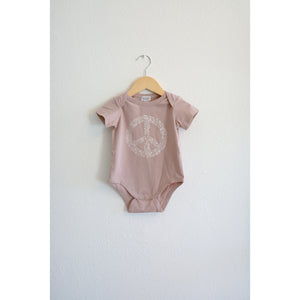 Fawn Peace Floral Onesie