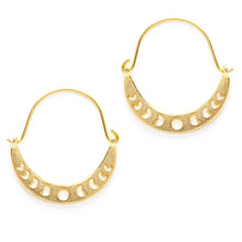 Load image into Gallery viewer, Phases of the Moon Earrings