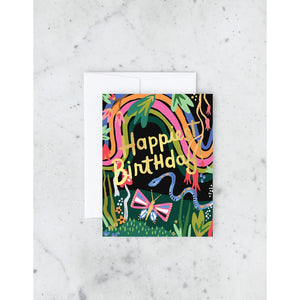Rainbow Garden Card