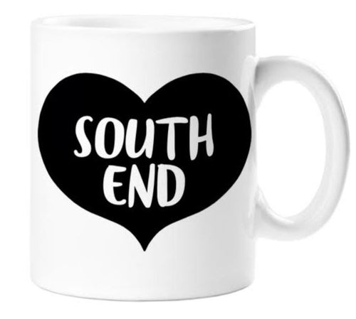 Ceramic South End Heart Mug