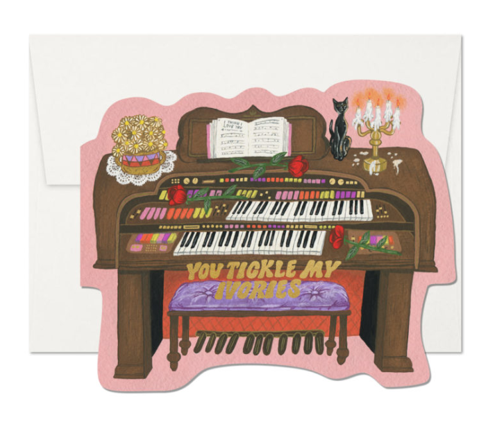 Tickle My Ivories Card