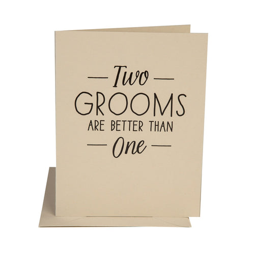 Two Grooms Card