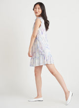 Load image into Gallery viewer, Pastel Blue Tiered Mini Dress