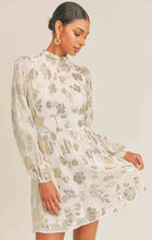 Load image into Gallery viewer, Champagne Afterglow Lurex Mini Dress