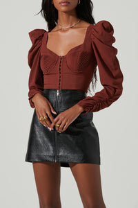 Rust Quinn Top
