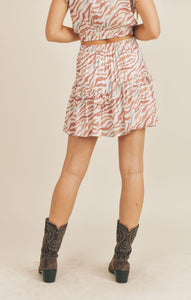Urban Zebra Mini Skirt